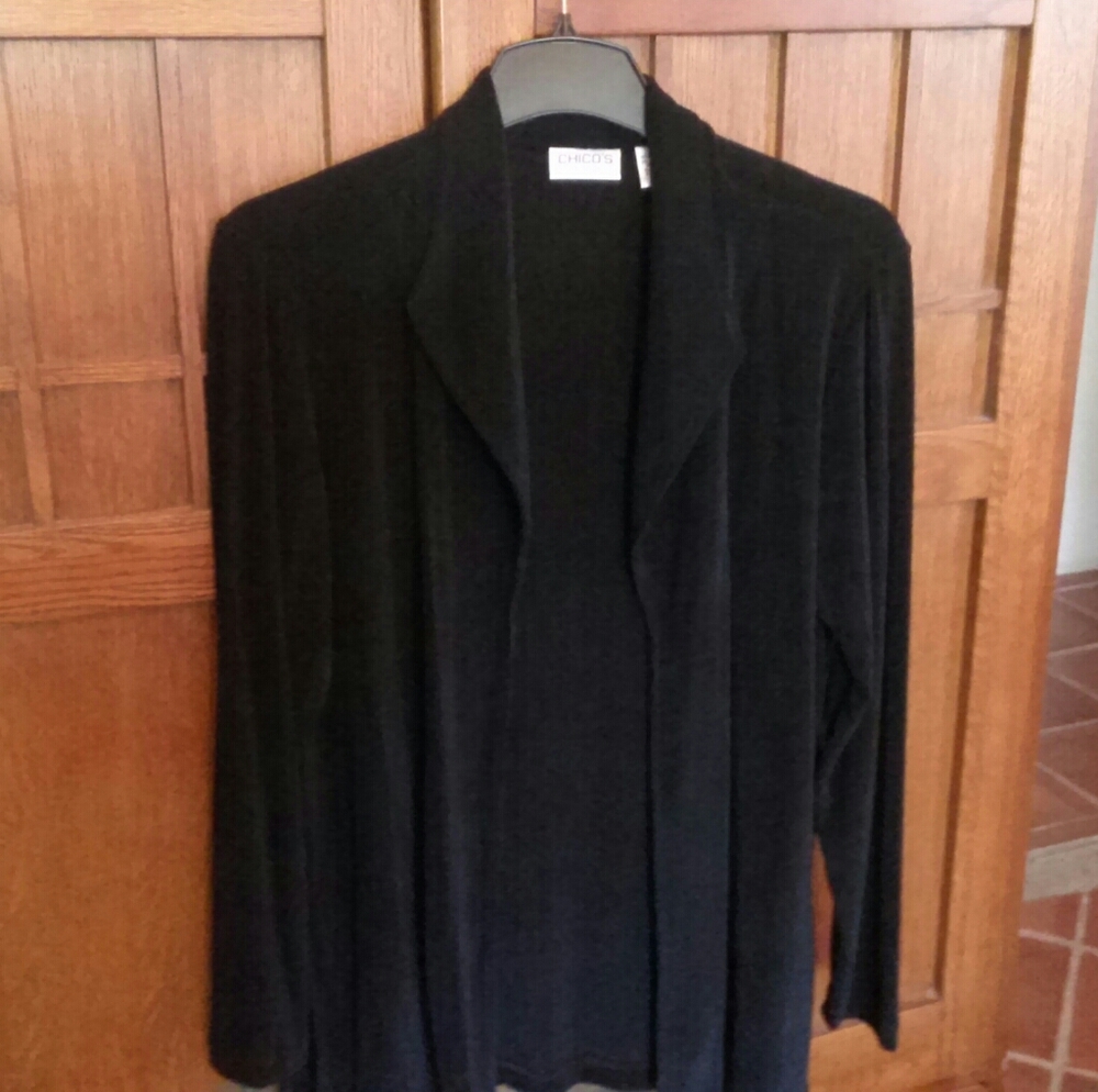 Beautiful silk-rayon jacket from Chico's.